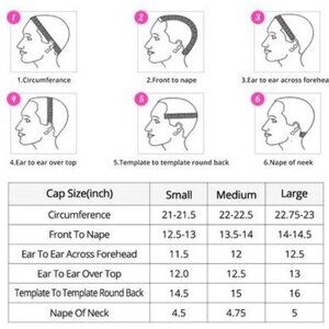 WIG CAP SIZE GUIDE